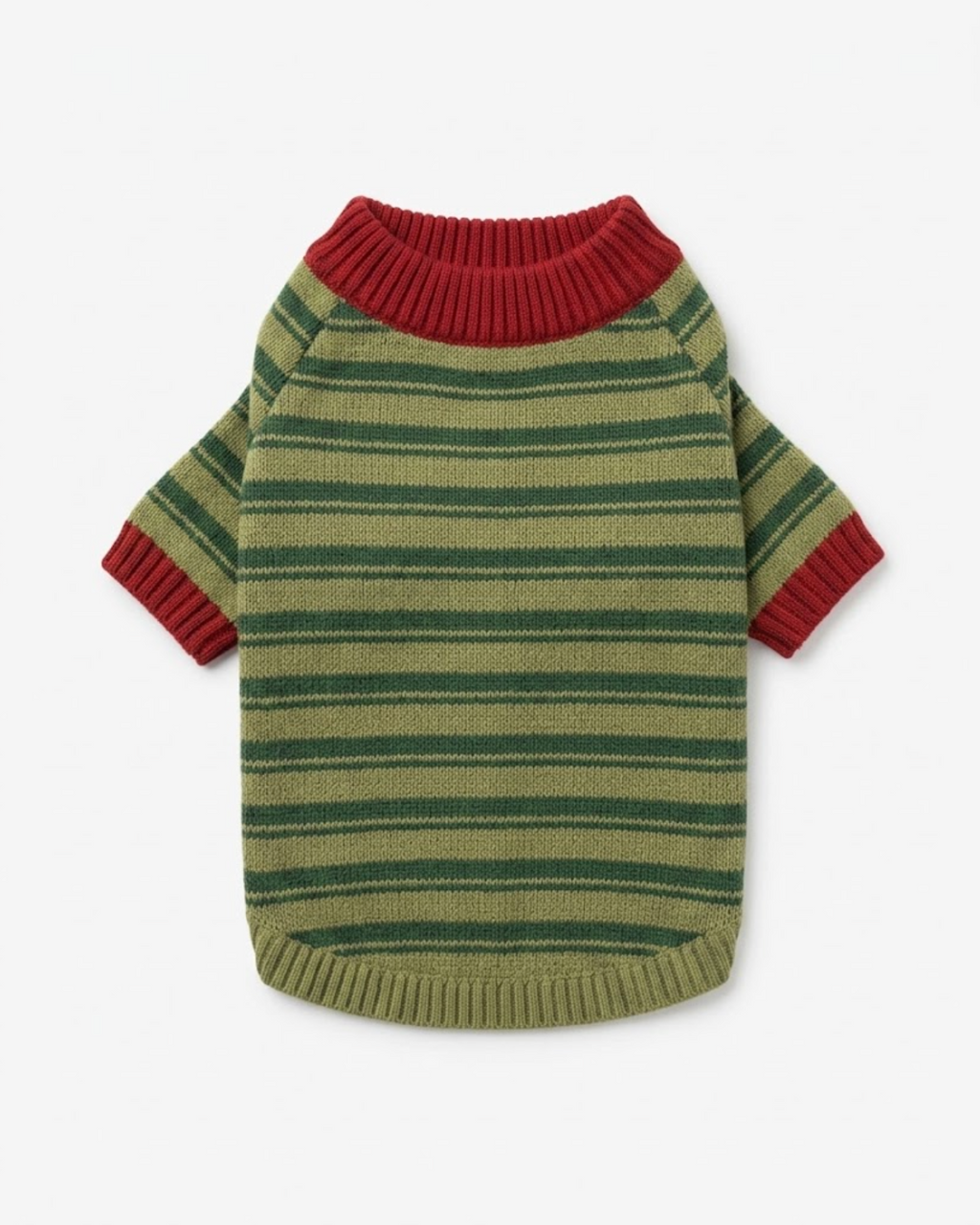 Pull Kaki Rayé